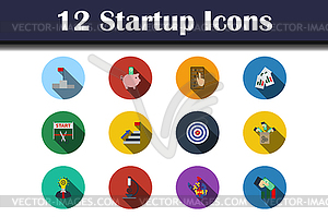 Startup Icon Set - vector clip art