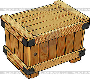 wooden box clip art