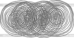 Rough background of lines - vector clipart