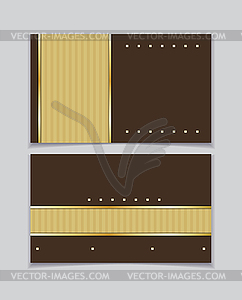 Business cards - vector image