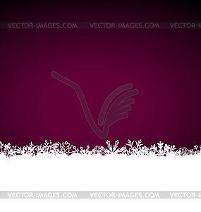 Winter Cute Snowing Background with Snowflakes - vector clipart / vector image