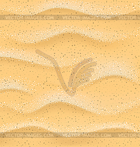 Realistic Sand Texture. Sandy Background.Summer - vector clipart