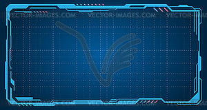 Абстрактная футуристическая презентация Пустая рамка, - векторный дизайн