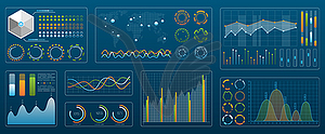 Futuristic Technology Interface for Presentation. - vector image