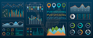 Futuristic Technology Interface for Presentation. - vector clipart