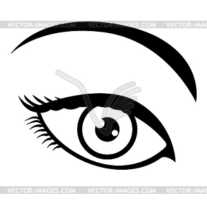 Eye icon - vector clipart