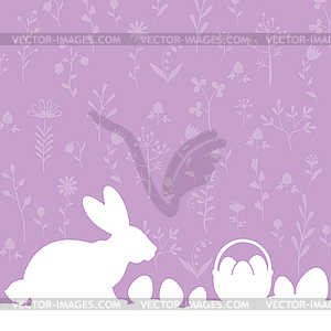 Easter decorative background - vector image