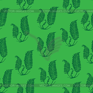 Fern pattern seamless - vector image