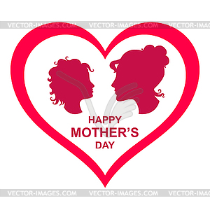 Mother’s day card - vector image