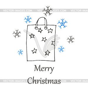 Christmas and new year seamles pattern - vector clip art