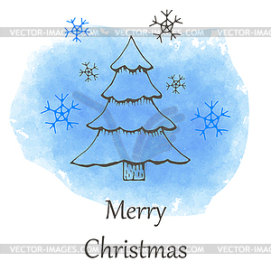 Christmas and new year icon - vector clip art