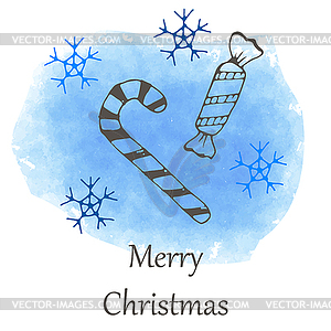 Christmas and new year icon - vector clipart