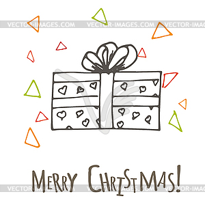 Gifts with bows in cartoon style - vector clipart