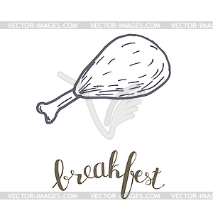 Breakfest icon - vector clipart