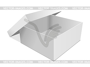 Empty paper box - vector clip art