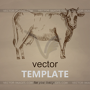 Cow - vector clipart