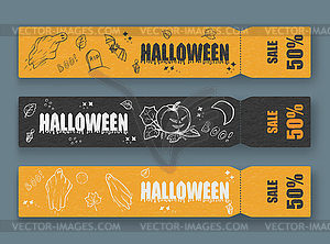 Ghosts for Halloween. cute ghosts characters - vector image