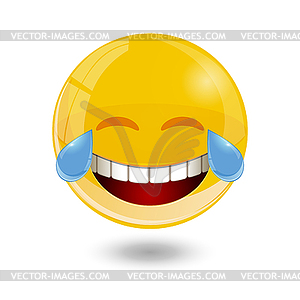 Yellow smiley emoticons, emoji,  - vector image