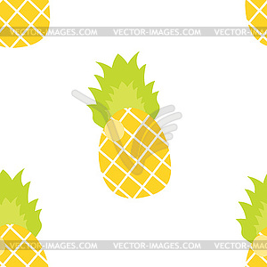 Colorful fruits seamless pattern - vector EPS clipart