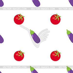 Vegetable Seamless - vector EPS clipart