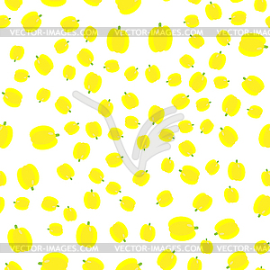 Seamless pattern. Vegetable set. yellow bell pepper - vector clip art