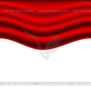  Red curtains. Scenes - stock vector clipart