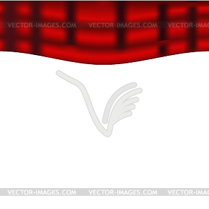  Red curtains. Scenes - vector image