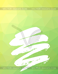 Cover for notebook. Abstract background polygon art - vector clipart