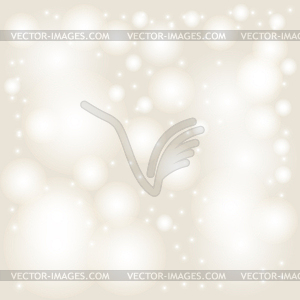 Beige background with bokeh and lights for festive - vector clip art