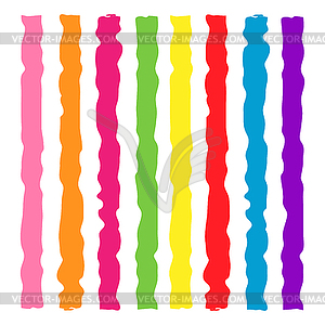  multi-colored horizontal stripes for background - vector clipart