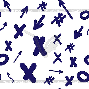 Стрелки, значки хэштеги, из набора различных форм - изображение векторного клипарта