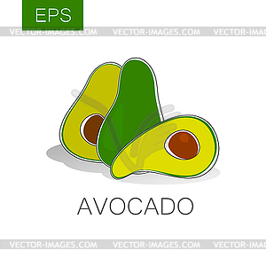 Avocado - vector image