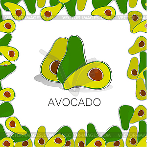 Avocado - vector image