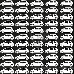 Cars pattern - vector image