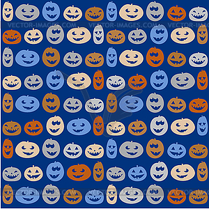 Хэллоуин шаблон - иллюстрация в векторном формате