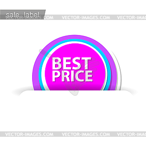 Sale sign - vector image