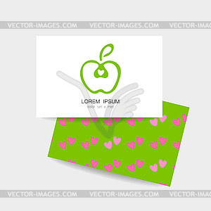 Apple logo identity - vector image