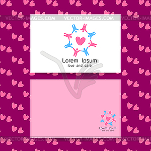Community logo template - vector clip art