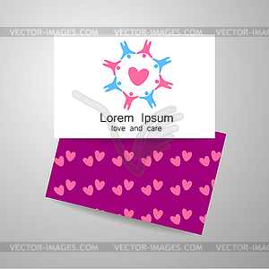 Community logo template - vector image