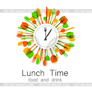 lunch time clipart