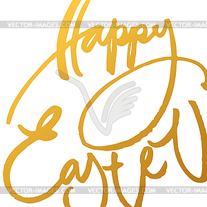 Happy easter card - vector clipart