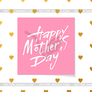 Happy mothers day - vector clipart