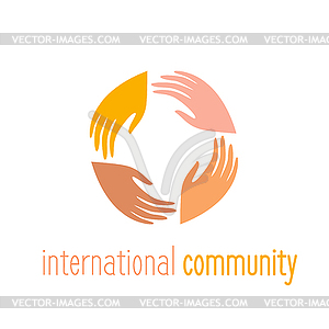 International community - vector clipart