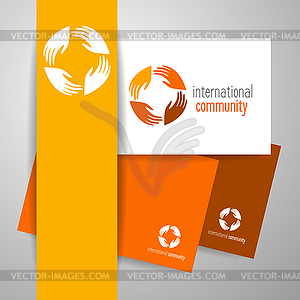 International community - vector image