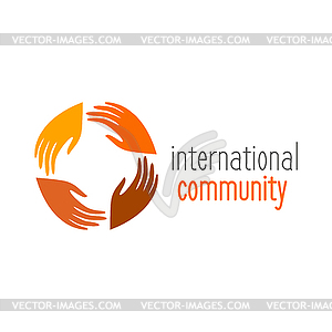 International community - vector image