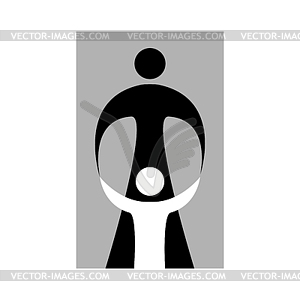 Mother care sign - vector image