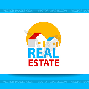 Real estate logo identity - vector clip art