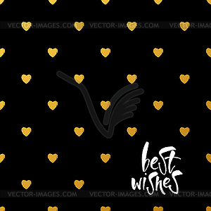 Best wishes template - vector clip art