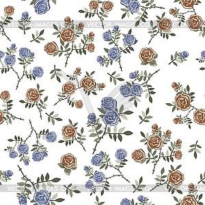 Elegant floral seamless pattern background for - vector clip art