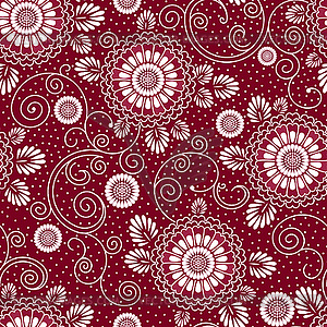 Japan floral pattern - vector EPS clipart